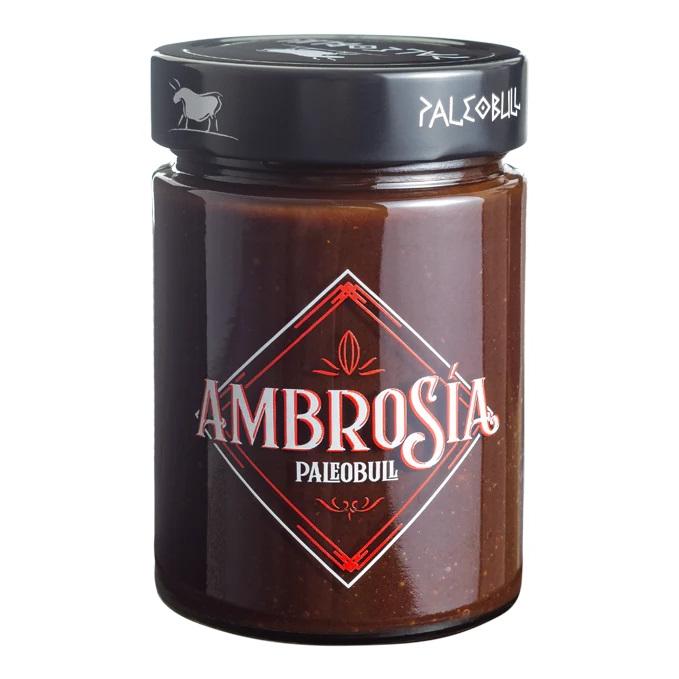 Crema de Cacao y Avellanas saludable Ambrosía Paleobull 300 g