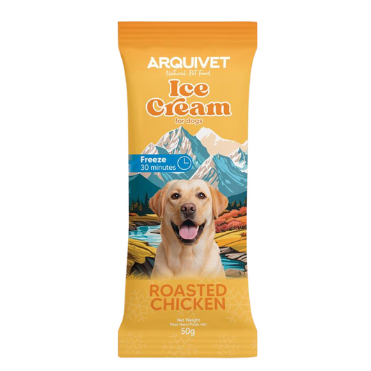 Ice Cream Roosterkipijs voor honden Arquivet 50 g