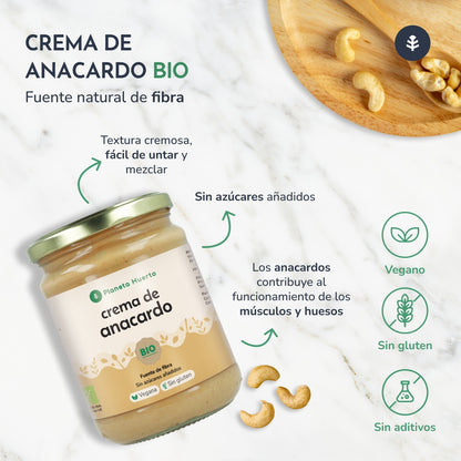 Cashewgrädde ECO Planeta Huerto 350 g