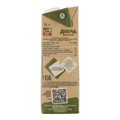 Gluten-free Organic Oat Drink La Finestra Sul Cielo 1 L