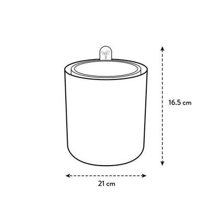 Pot à arrosage automatique pour plantes aromatiques Bouncy Basil Elho Vert