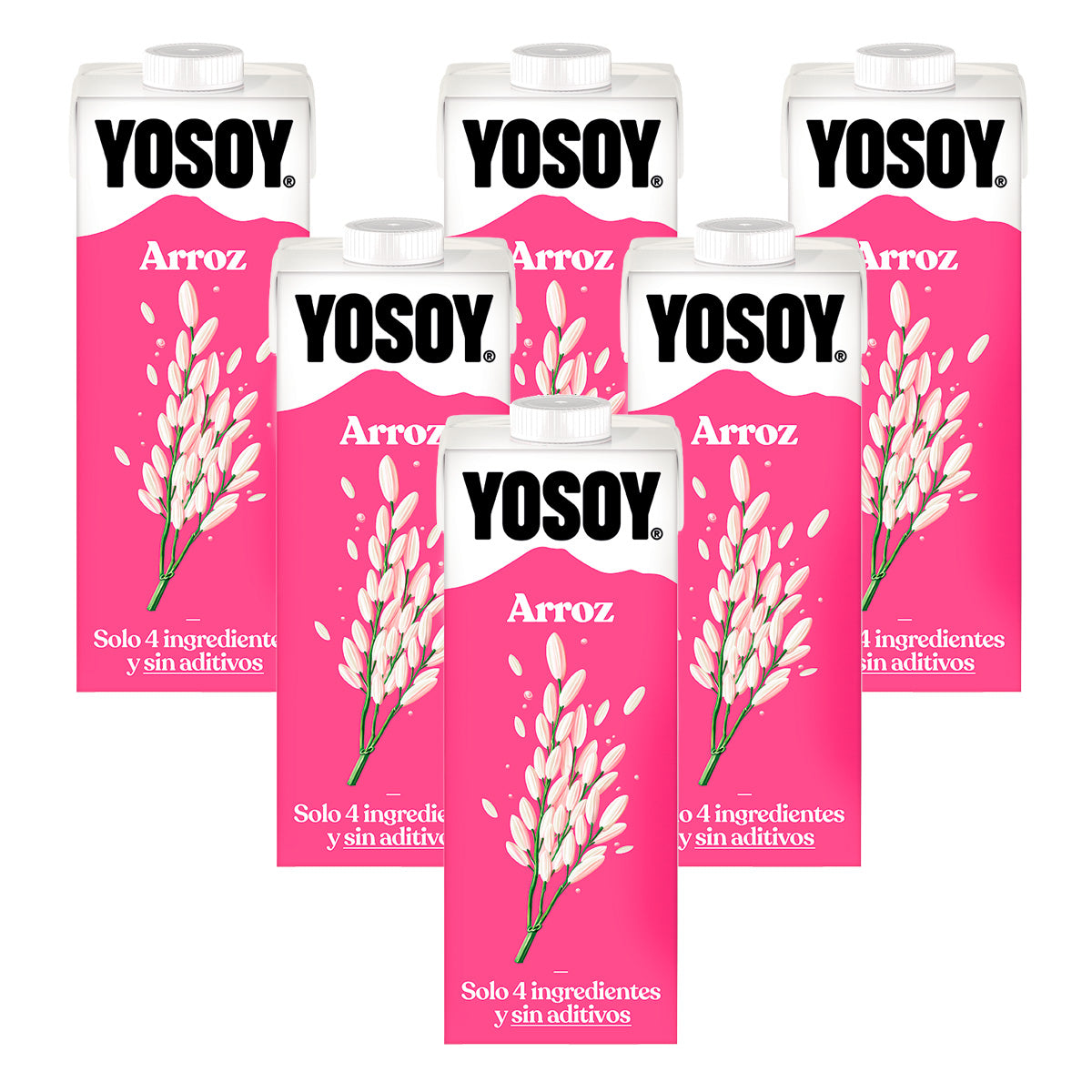 6er-Pack Yosoy Reisgetränk 1 l