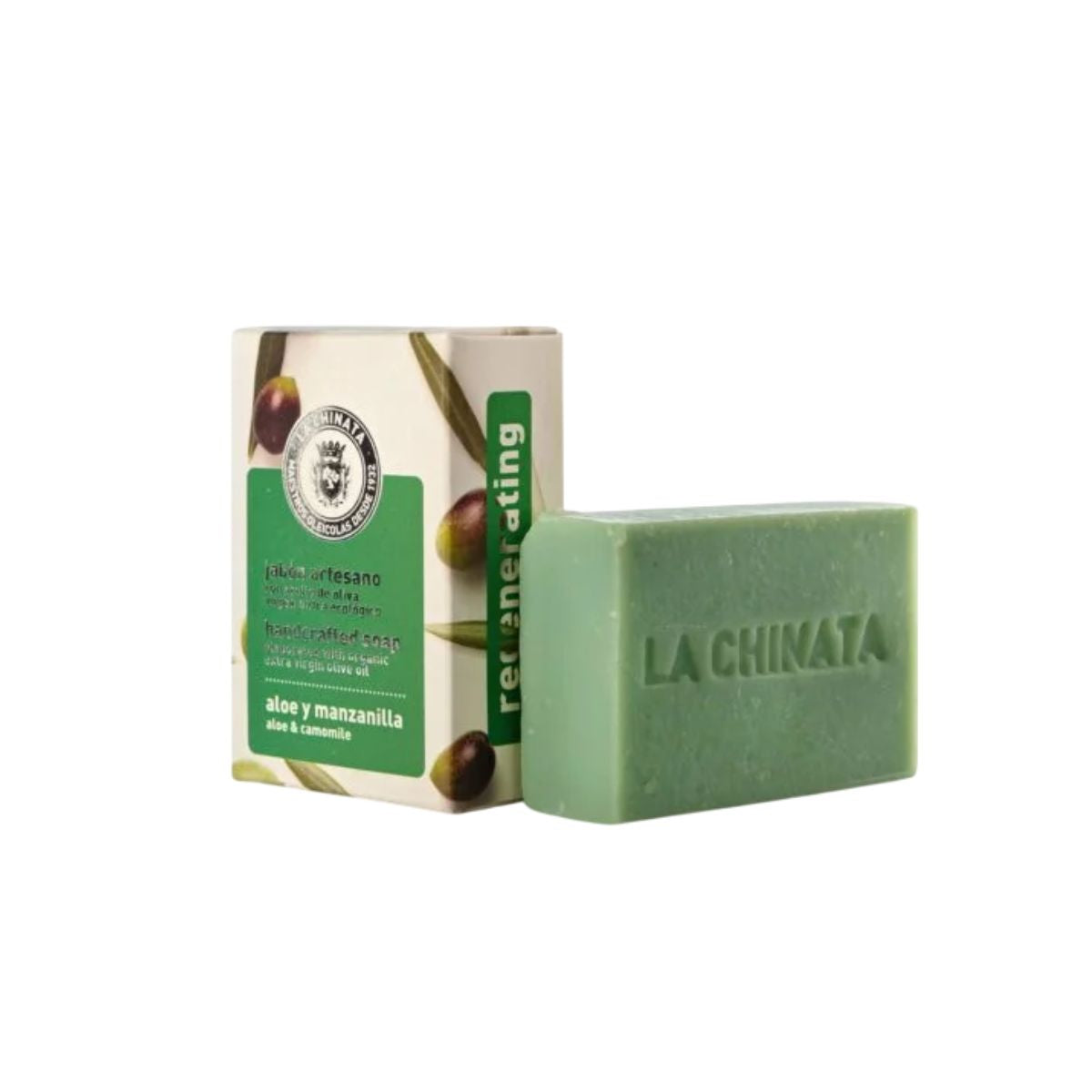 Regenerating Aloe Chamomile Handcrafted Soap, 100 g La Chinata