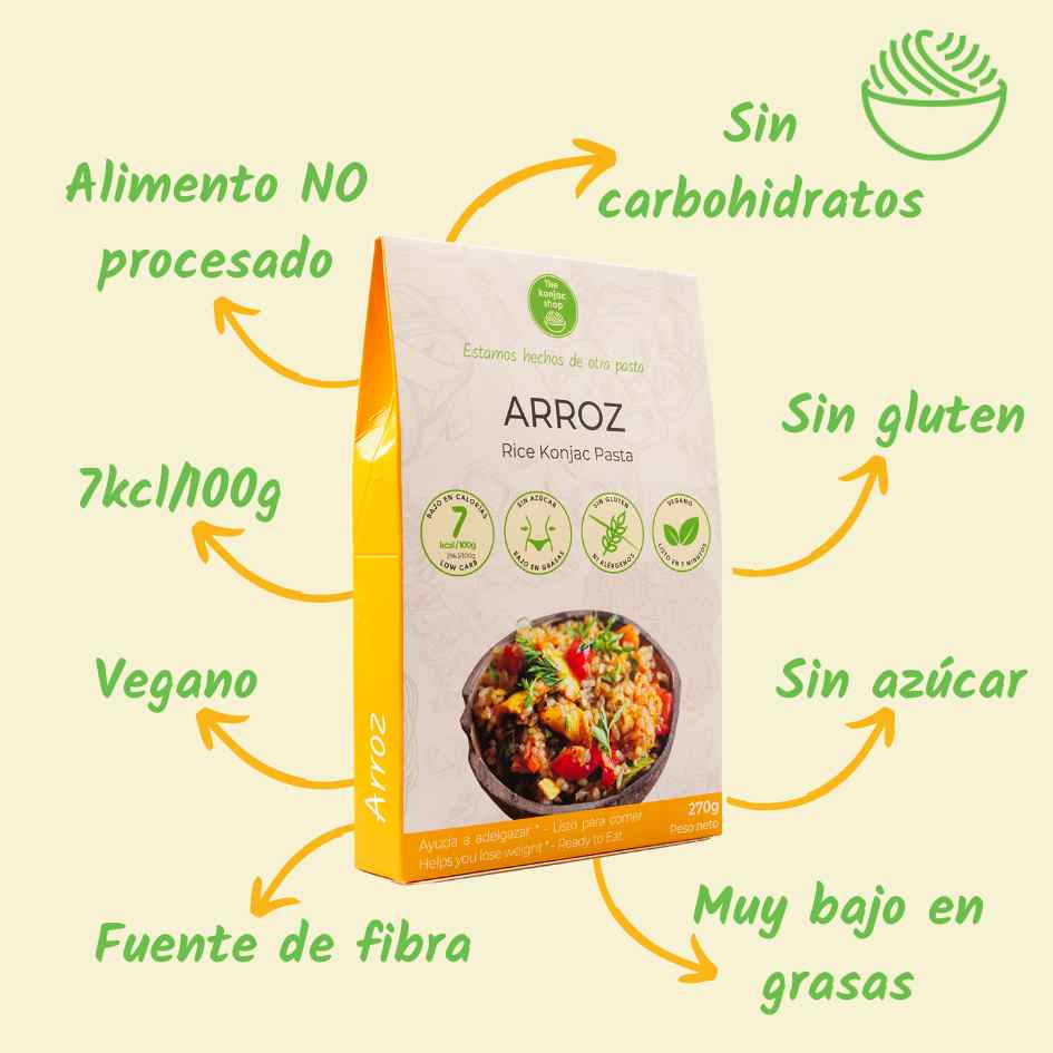Riz de konjac La Boutique du Konjac 270 g