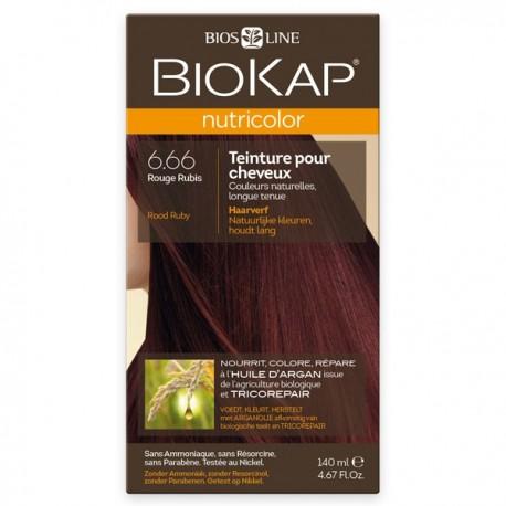 Ruby Red Hair Dye 6.66 Biokap 140 ml