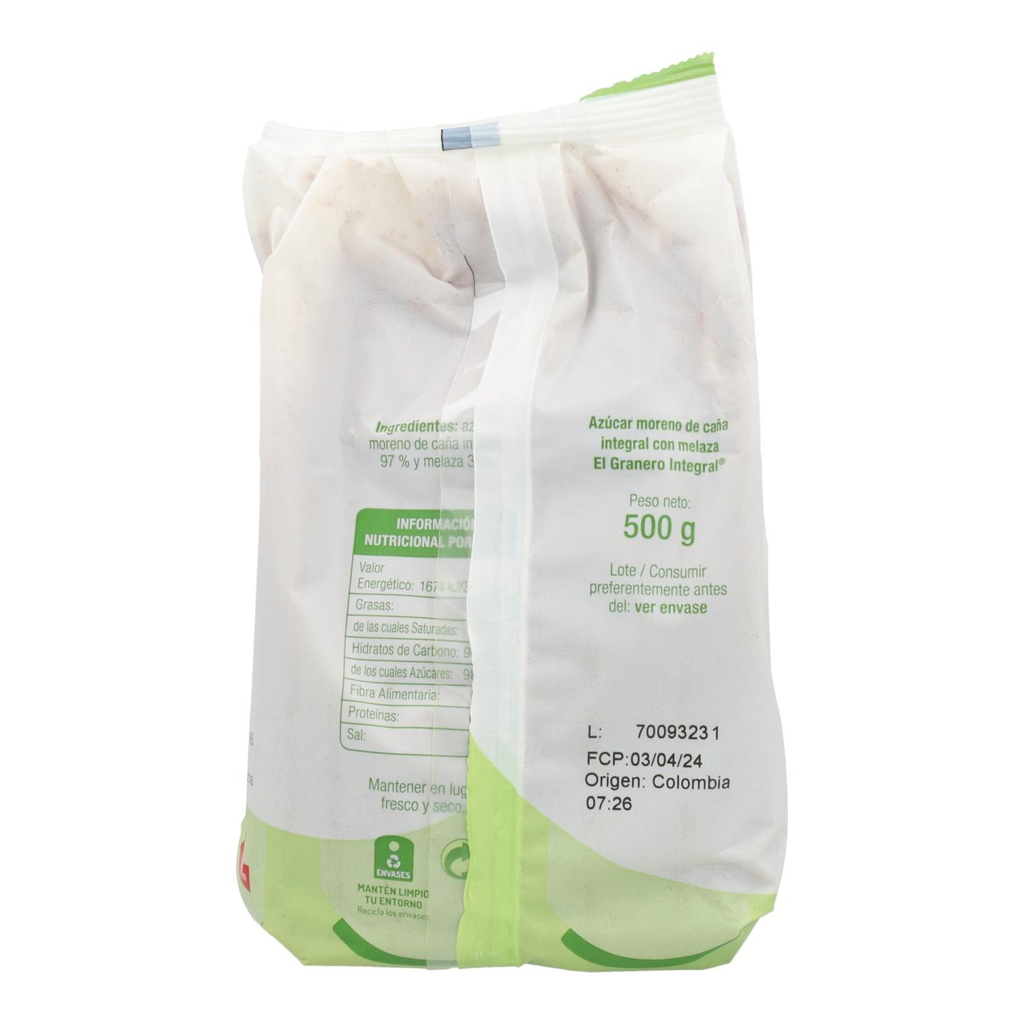 El Granero Brown Cane Sugar with Molasses 500 g