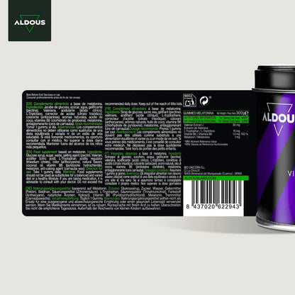 Melatonina w żelkach Aldous 120 sztuk