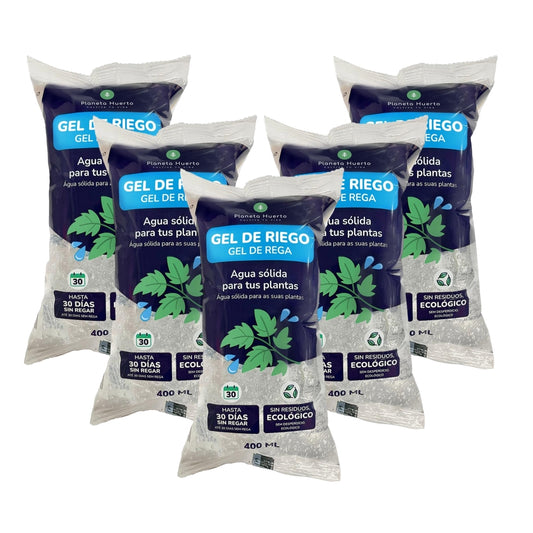 Pack of 5 x Planeta Huerto Watering Gel 400 ml