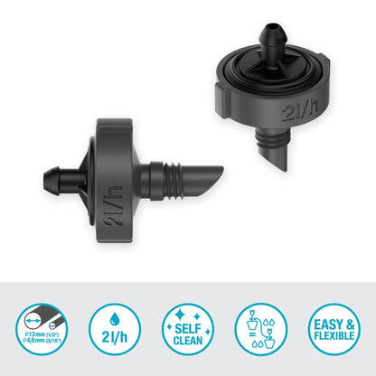 Goutteur 2 l/h auto-compensateur x15 Microdripsystem Gardena