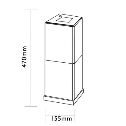 Lampe solaire décorative Martinique Luxform