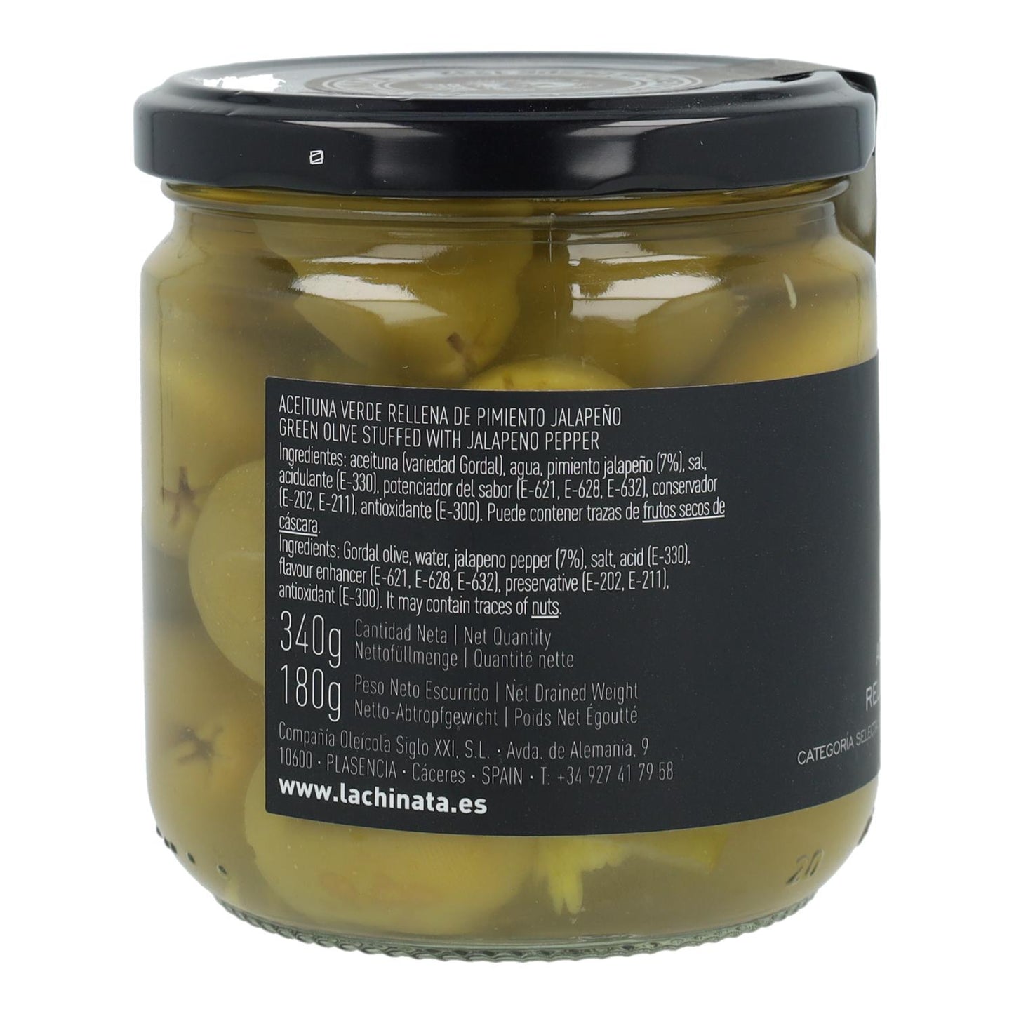Gordal Jalapeño-Oliven La Chinata 340 gr