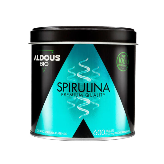 Premium Organic Spirulina, 600 tablets Aldous Bio