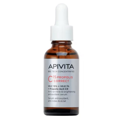 Korrigerande serum C15 Propolis Antioxidant, Antirynk och uppiggande 30 ml