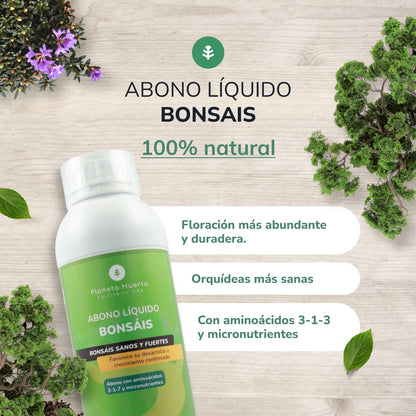 Engrais liquide pour bonsaïs Planeta Huerto 250 ml