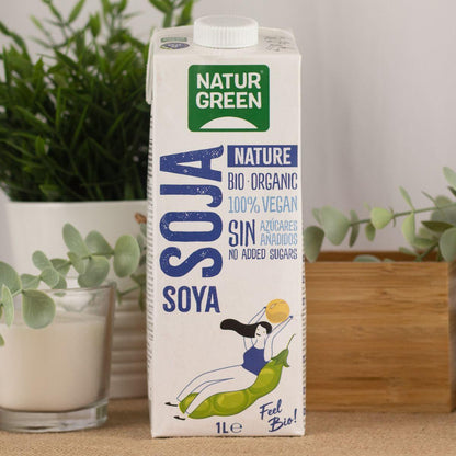 Napój sojowy Nature bez cukru NaturGreen, 1 l