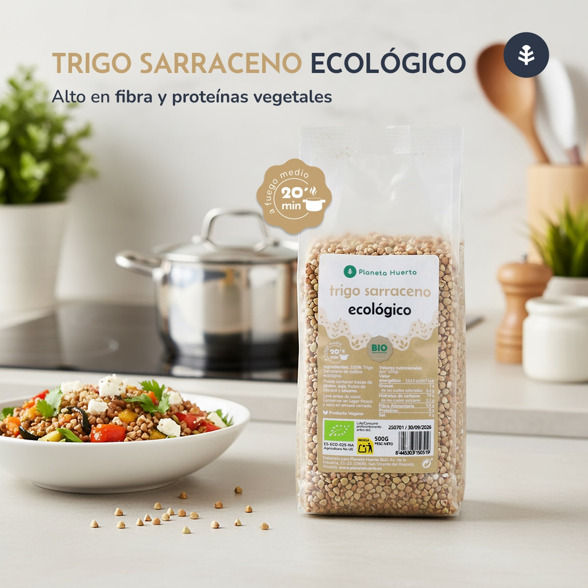 Boekweit ECO Planeta Huerto 2.5 kg