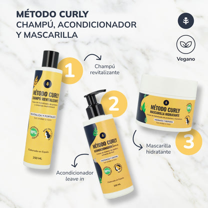 Impacco metodo ricci: shampoo, maschera e trattamento Planeta Huerto
