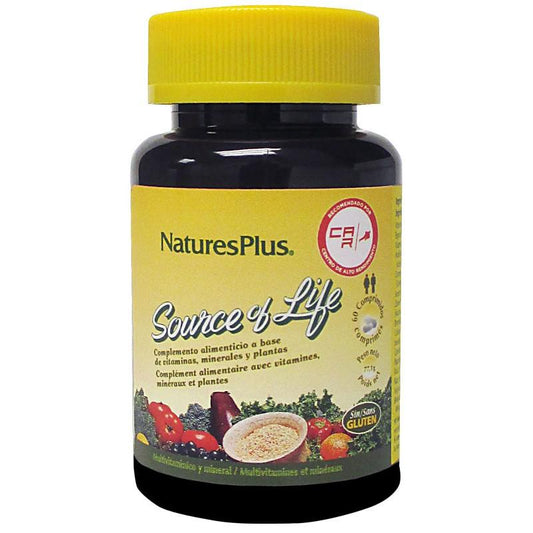Multivitamines Source of life Nature's Plus 60 comprimés