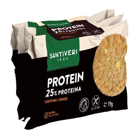 Glutenvrije proteïnepannenkoeken Santiveri 3 pakken van 57 g