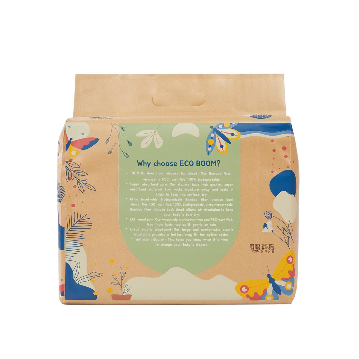Pannolino di bambù Ecoboom T5 (da 12 a 17 kg) 28 unità