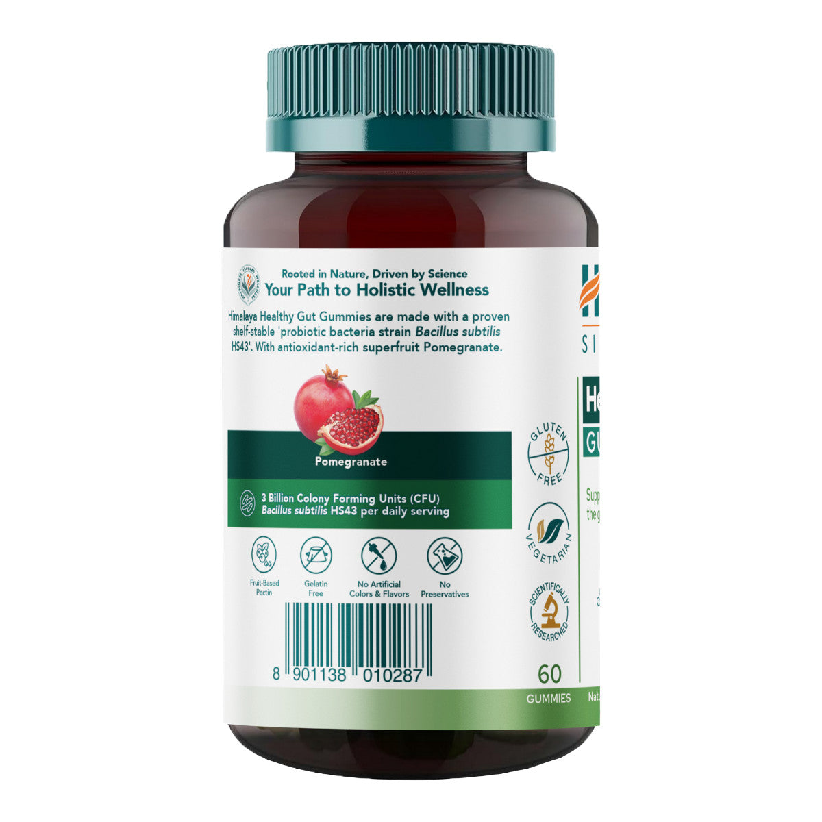 Gummies Salud intestinal Himalaya 60 cápsulas