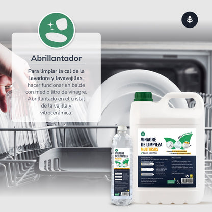 Witte schoonmaakazijn 1L Planeta Huerto