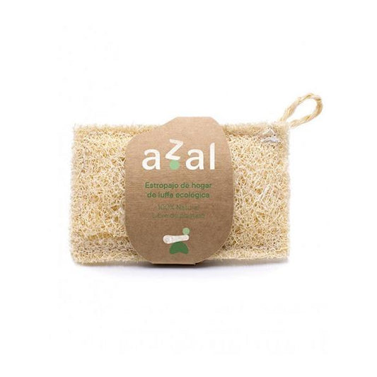 Spugna vegetale con manico ergonomico Azal 12 x 7 cm