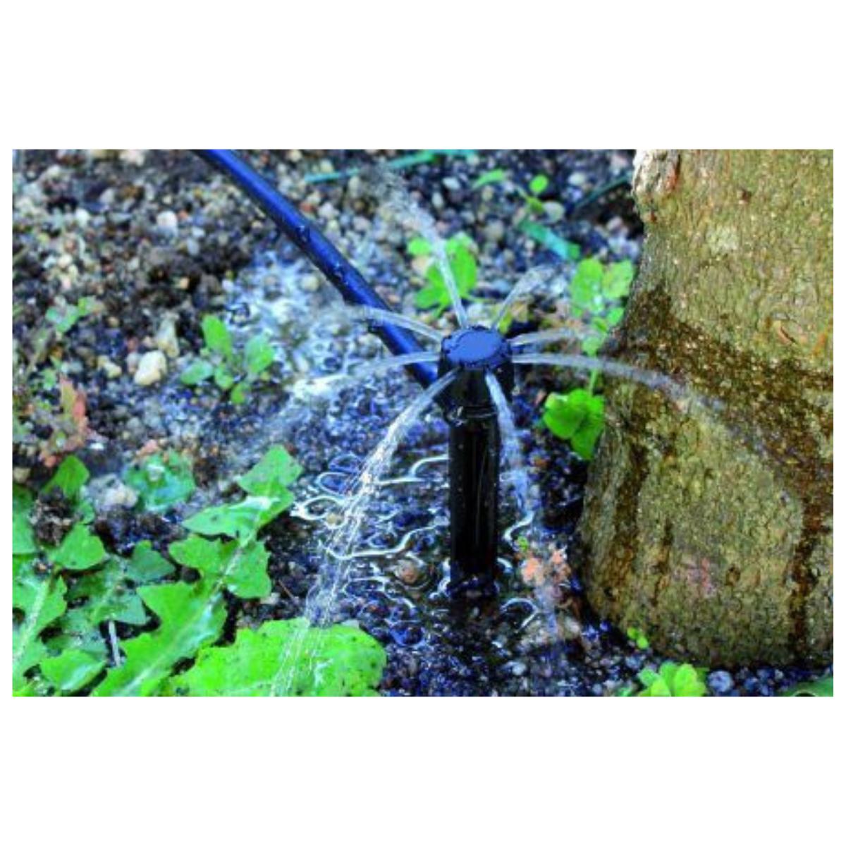 Regulowany kroplownik 0-70 l/h z kołkiem Planeta Huerto 25 szt.