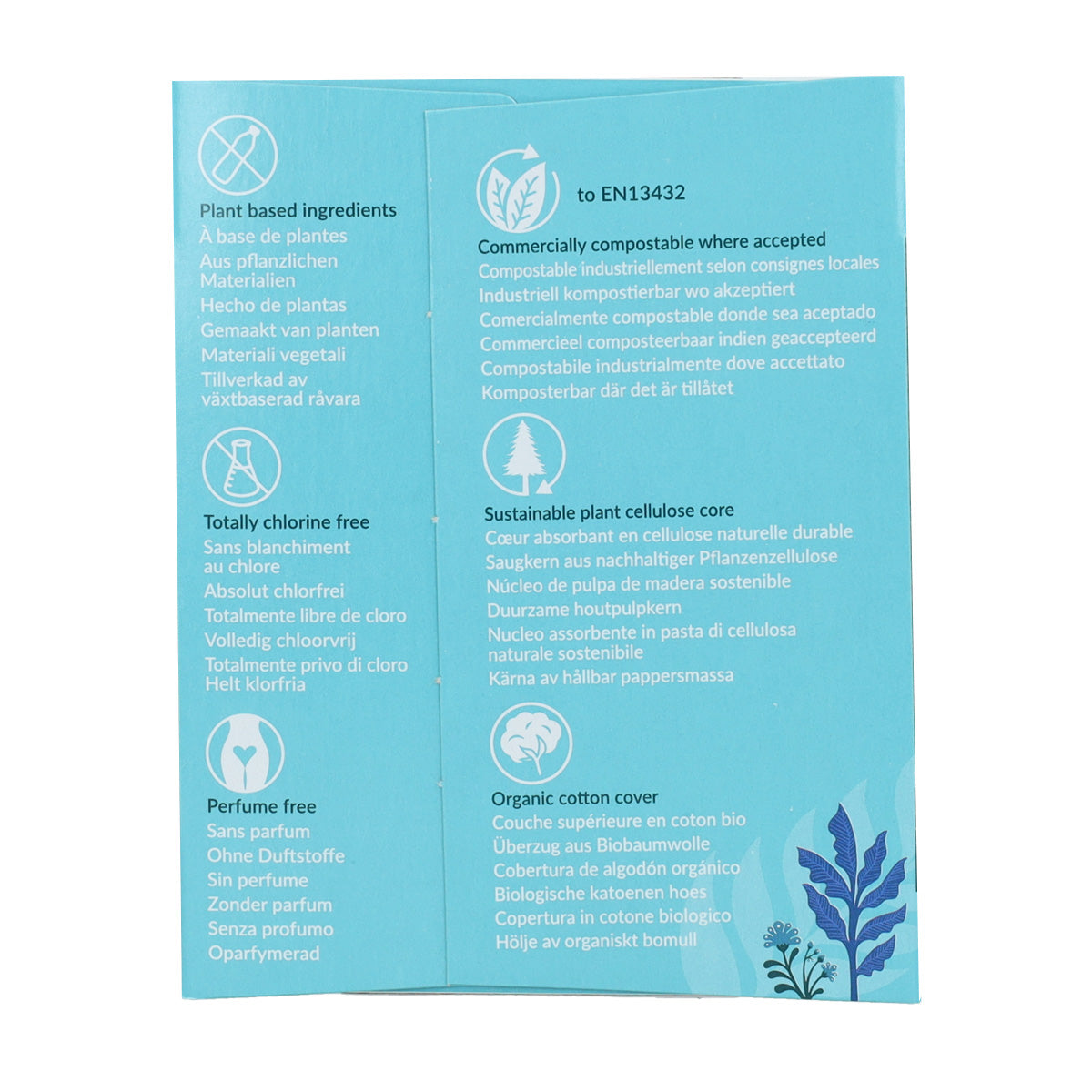 Natracare biologische maandverband met vleugels 14 stuks