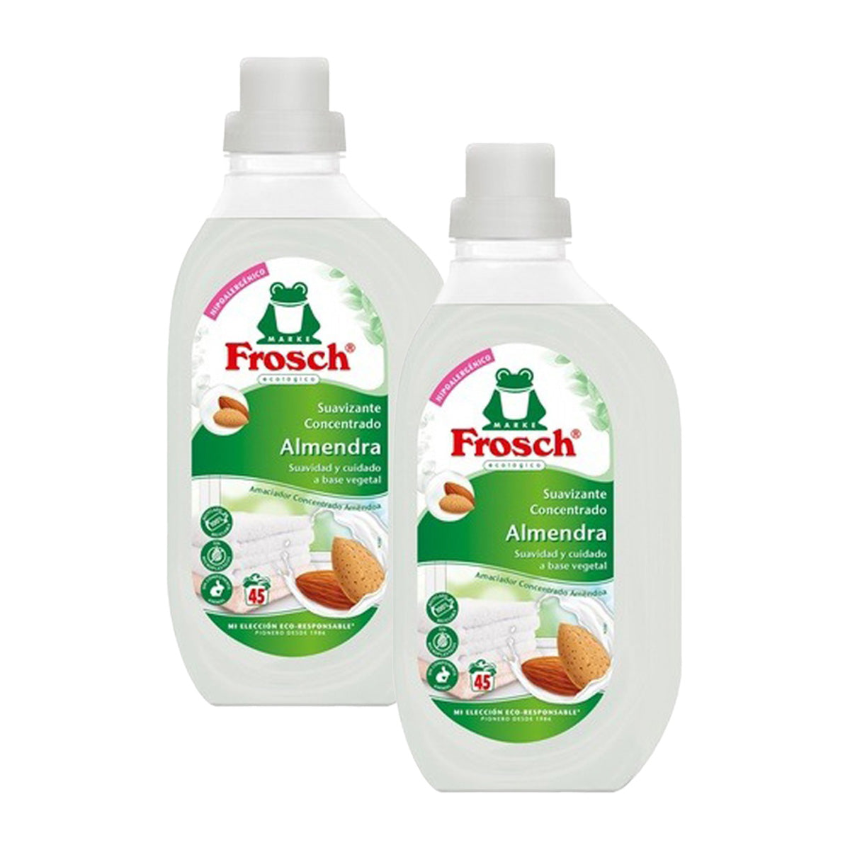2x-pakking Frosch wasverzachter amandel 900 ml