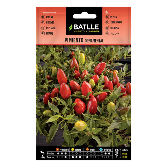 Zaden van  Sierpaprika