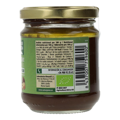 Crème aux noisettes et caroube Naturgreen, 200 g