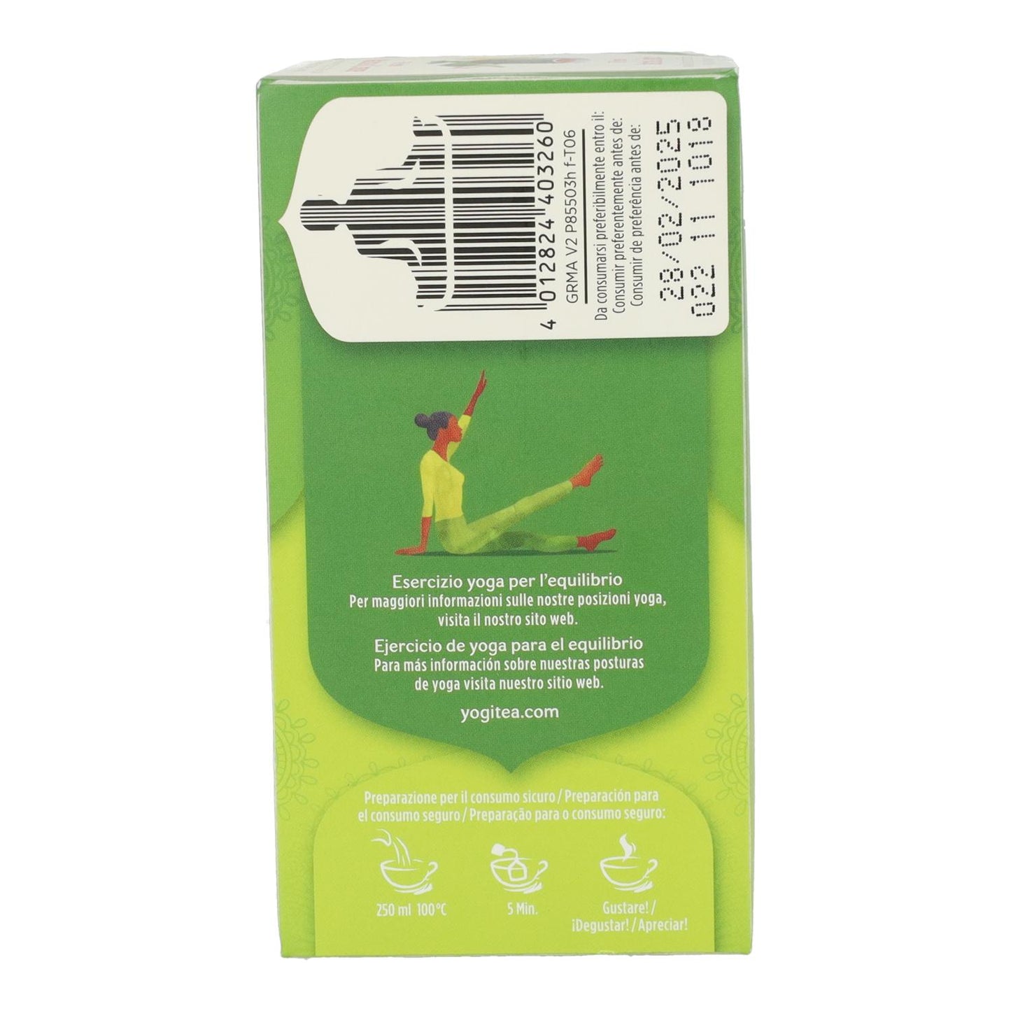 Yogi Tea BIO Grön te och Matcha citron, 17 påsar