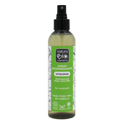 Spray démêlant vitalité aloe pomme Naturabio 200 ml