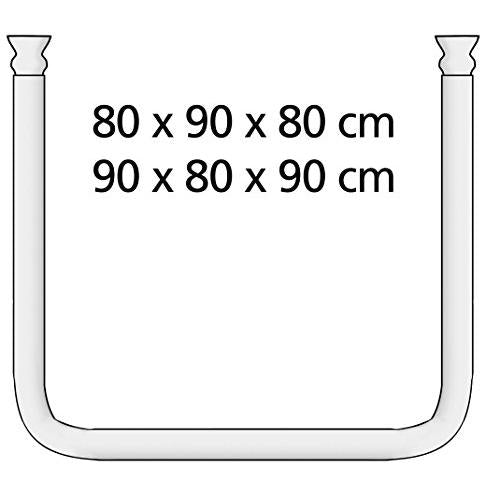 Zestaw prysznicowy narożny, biały
