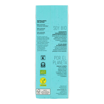 Pack de 6L de boisson au soja écologique Soria Natural ECO 1L