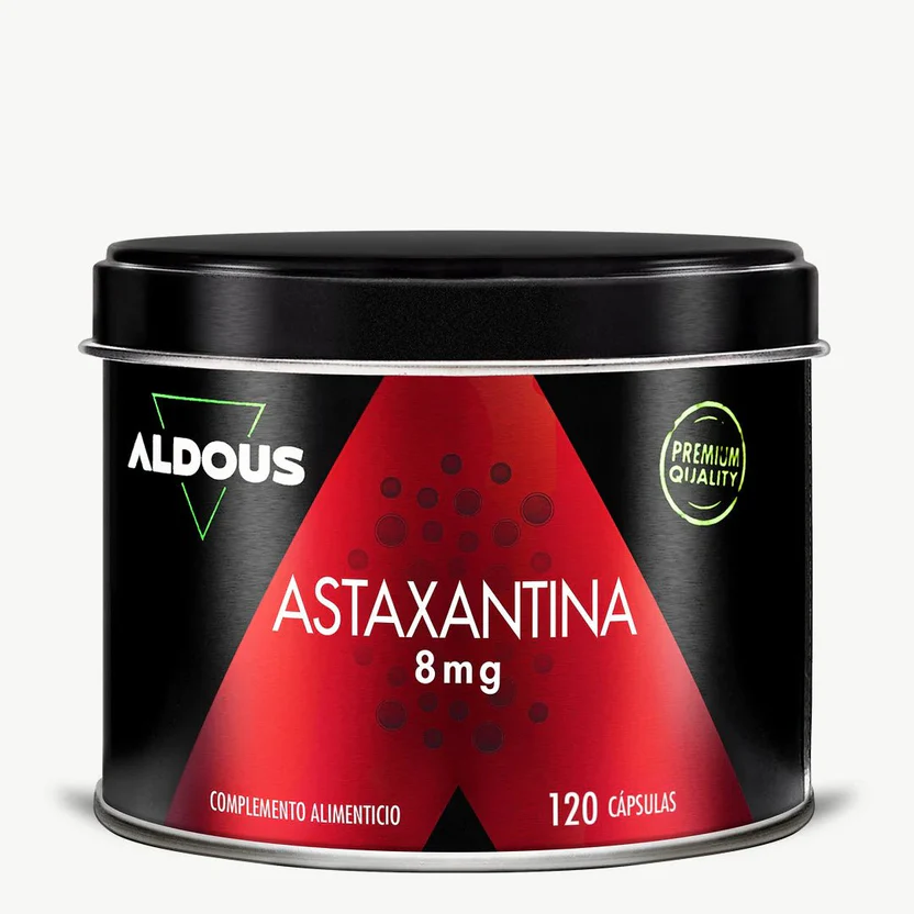 Astaxanthine naturelle pure 8 mg, 160 mg Huile riche en astaxanthine Aldous Bio 120 perles