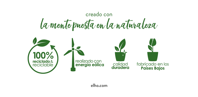 Brussels orchid duo Elho translucent double orchid pot