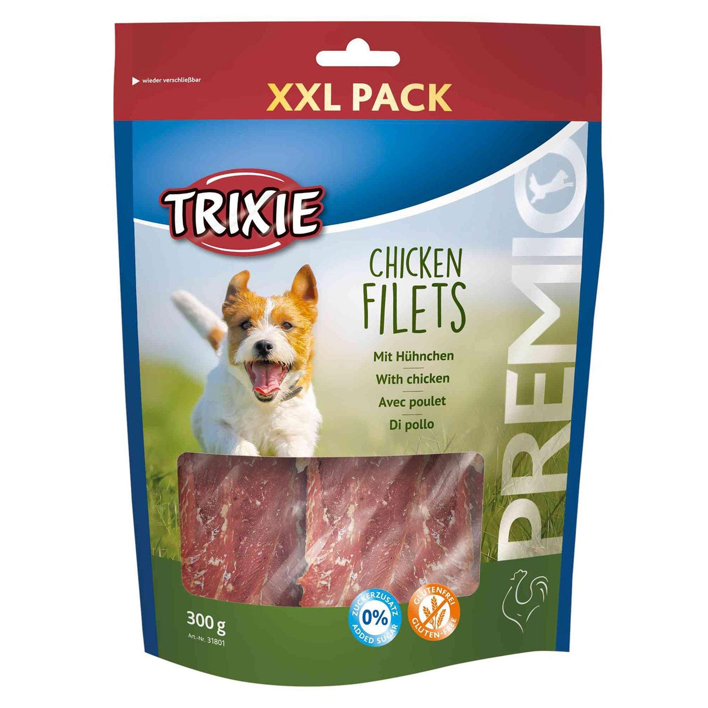 Filets de poulet Trixie Snack PREMIO, format XXL, 300 g