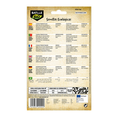 Organic Parma Yellow Onion Seeds Batlle