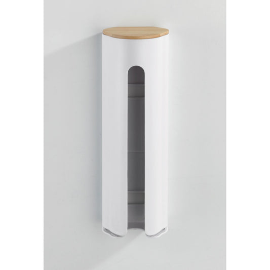 Pudełko na waciki Laresa białe Wenko