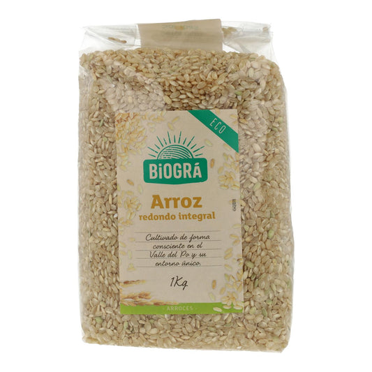 Riz complet à grains ronds Biográ, 1 kg