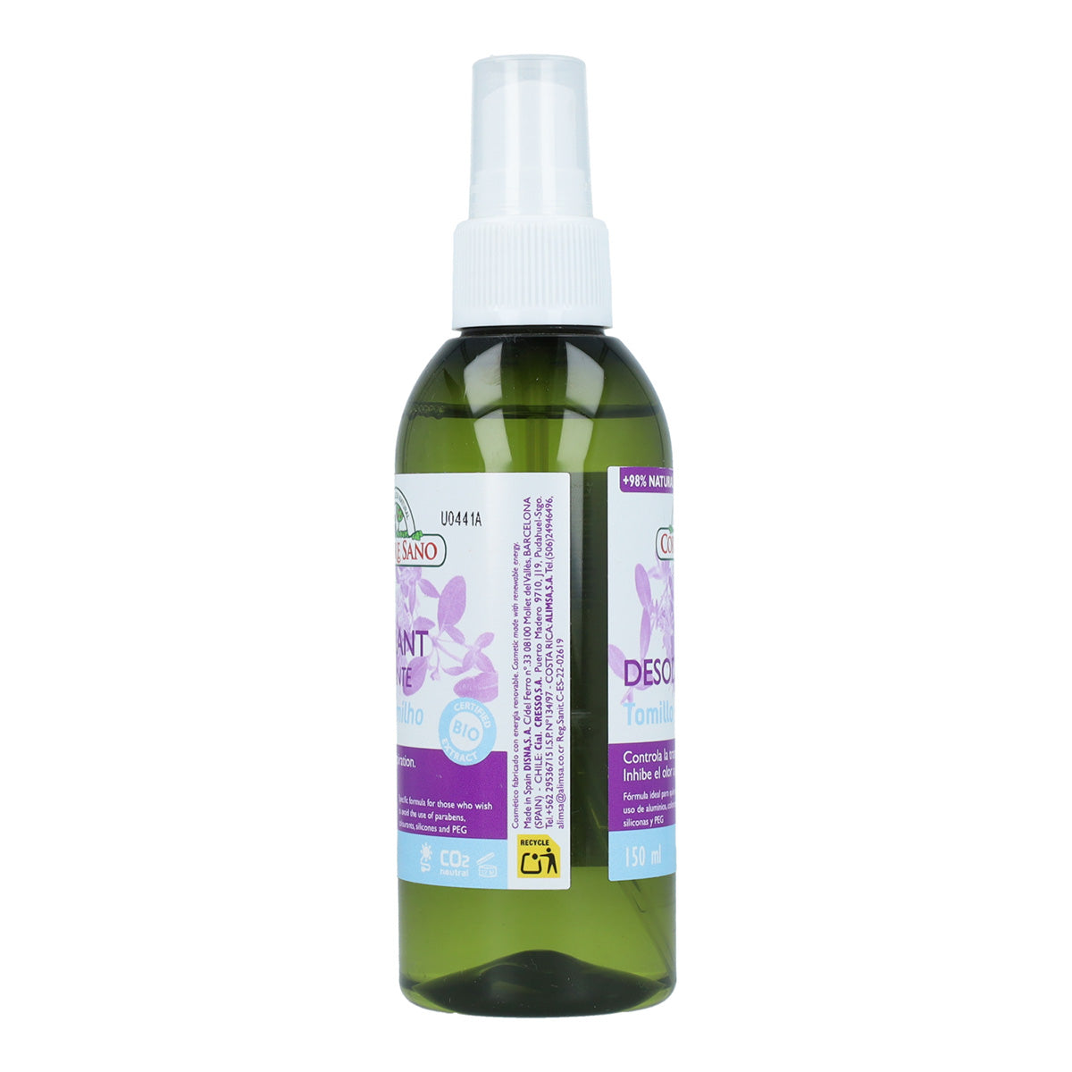 Confezione da 2 deodoranti al timo Corpore Sano 150 ml