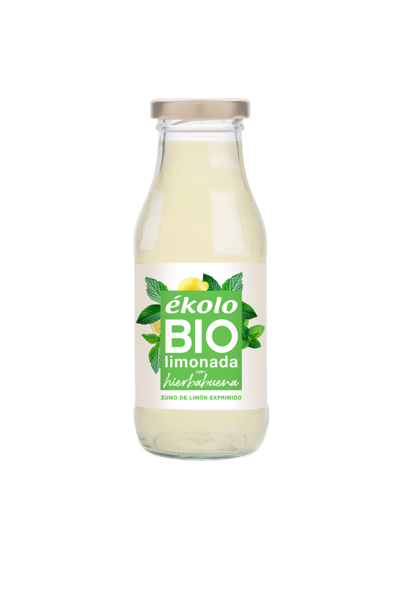 Organic Lemonade with Mint and Agave ékolo 200 ml