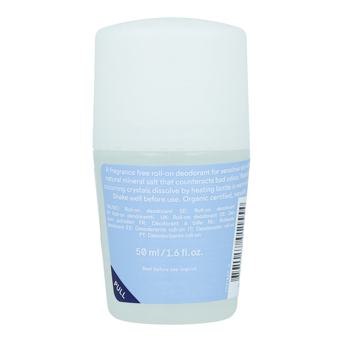 Deodorant roll-on zonder geur Urtekram 50 ml