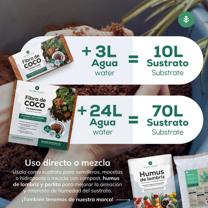 3xGarden Planet Coco Fibre Substrate Pack 9 litrów
