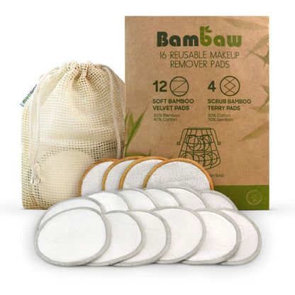 Bambaw Reusable Makeup Remover Pads Pack of 16