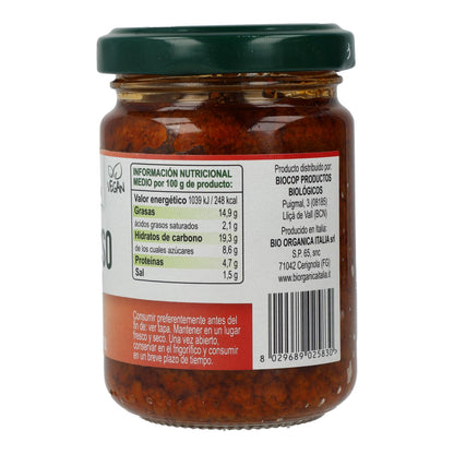 Pesto Rosso de tomates séchées bio d'Italie 140 g