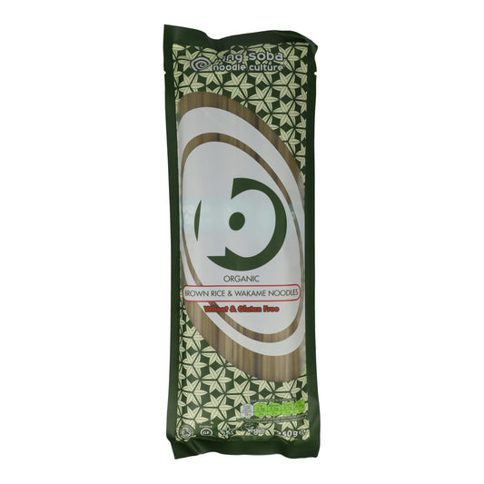 King Soba Brown Rice and Wakame Seaweed Noodles 250 g