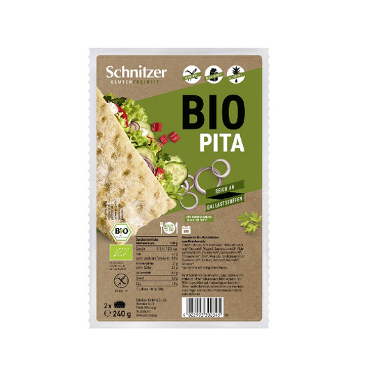 Biologisch glutenvrij pitabrood Schnitzer 240 g